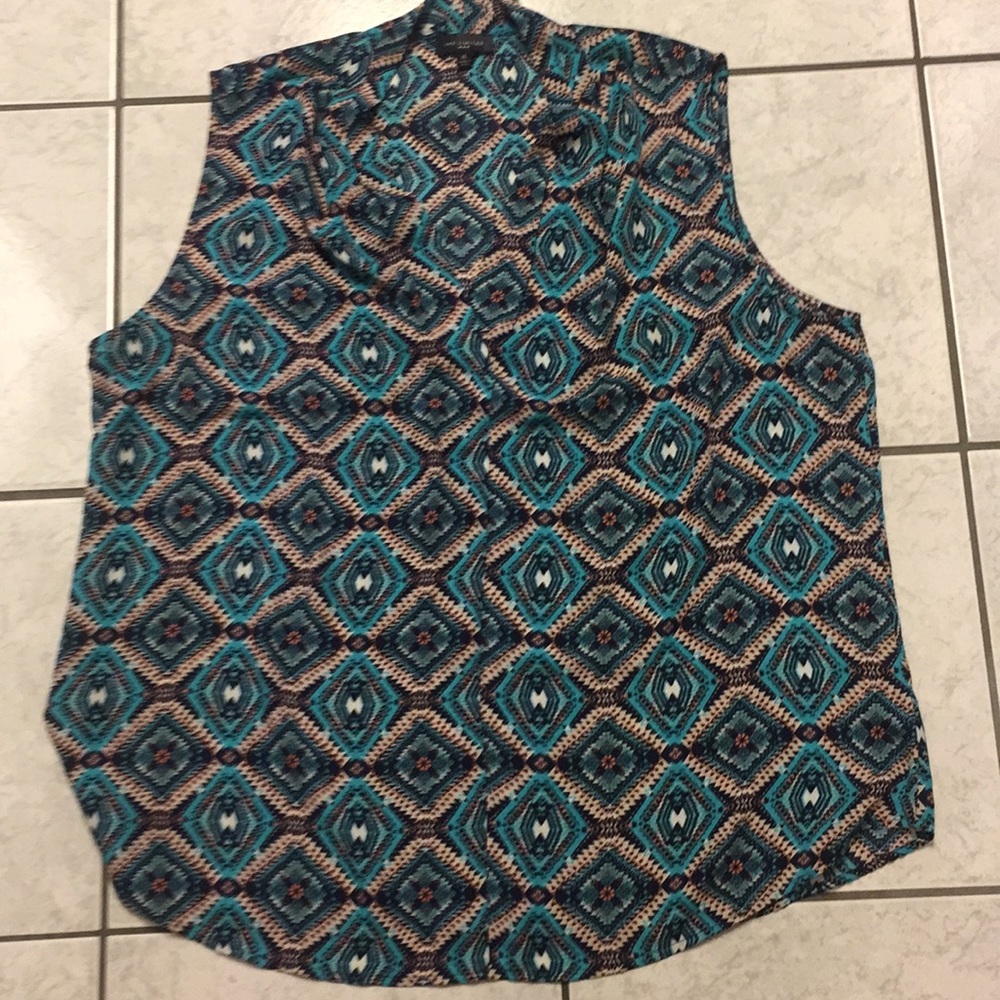 Sleeveless Dress Shirt Multi Color